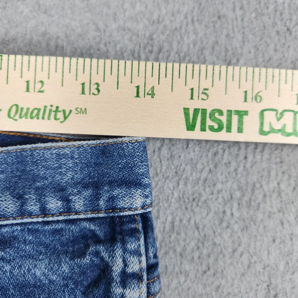 Wrangler Jeans Mens 30x32 Blue Denim Western Cowboy Cut Slim Fit Straight Leg